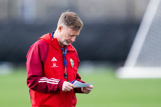 Head coach Peter Gerhardsson of the Swedish women’s
