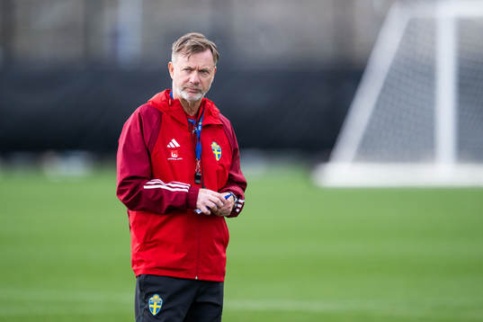 Head coach Peter Gerhardsson of the Swedish women’s