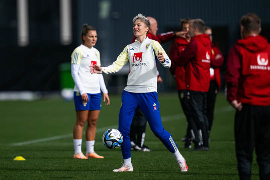 Lina Hurtig of the Swedish women’s national football team