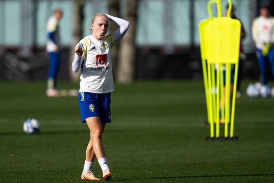 Anna Sandberg of the Swedish women’s national football