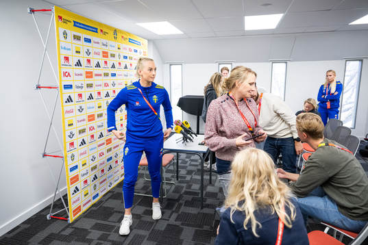 Stina Blackstenius of the Swedish women's football team at