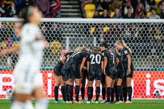 Players of New Zealand looks dejected
