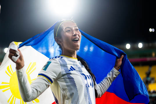 Quinley Quezada of Philippines celebrates