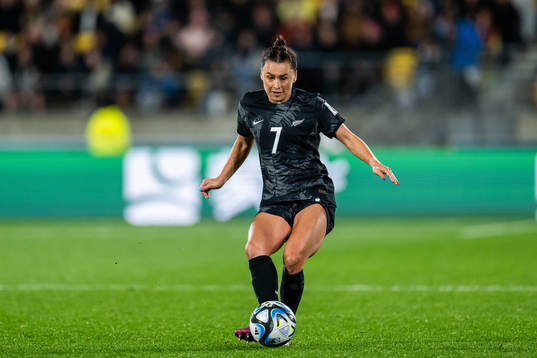 Ali Riley of New Zealand