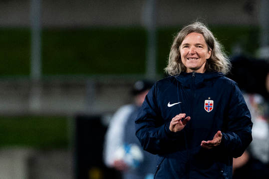 Head coach Hege Riise of Norway