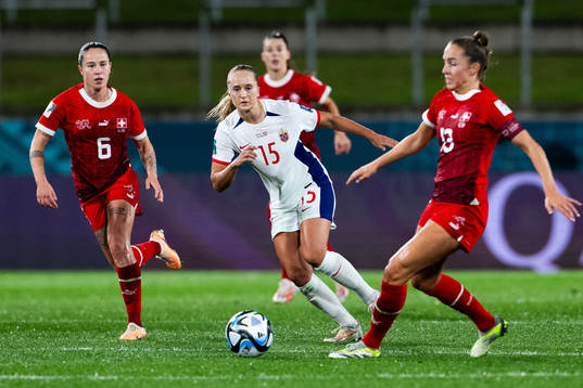 Géraldine Reuteler and Lia Wälti of Switzerland and
