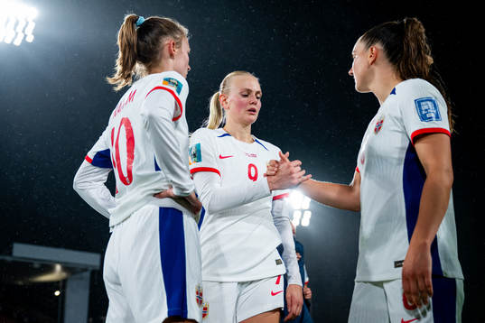 Caroline Graham Hansen, Karina Sævik and Vilde Bøe Risa
