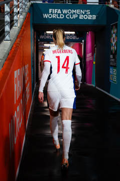 Ada Hegerberg of Norway leaves the pitch