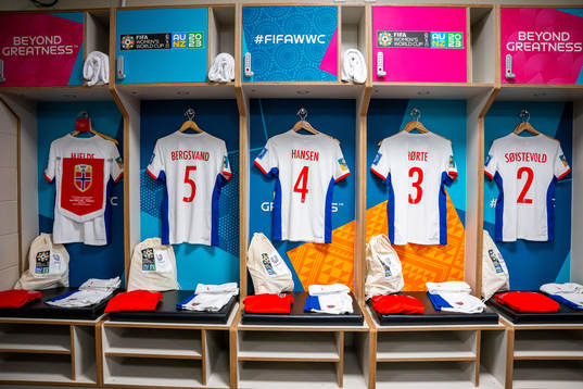 The kits of Guro Bergsvand, Tuva Hansen, Sara Hørte and
