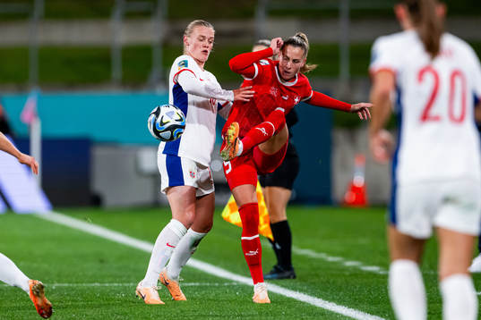 Mathilde Harviken of Norway and Ana-Maria Crnogorcevic of