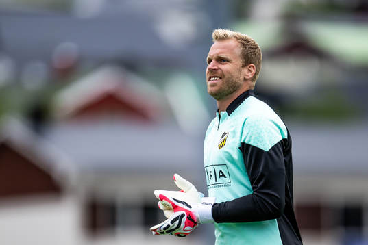 Goalkeeper Peter Abrahamsson of BK Häcken
