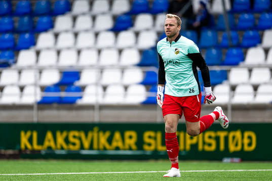 Goalkeeper Peter Abrahamsson of BK Häcken