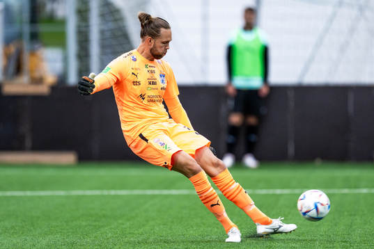 Goalkeeper Jonatan Johansson of Klaksvik