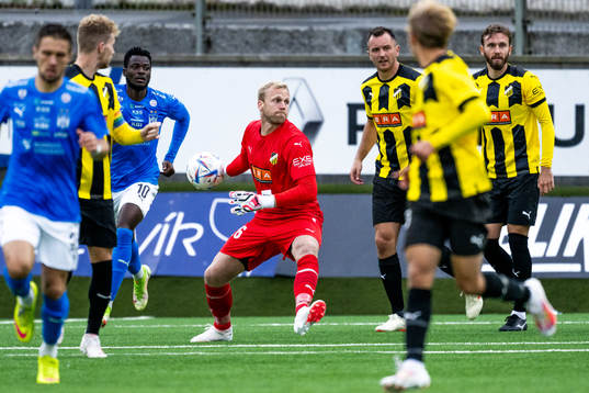 Goalkeeper Peter Abrahamsson of BK Häcken