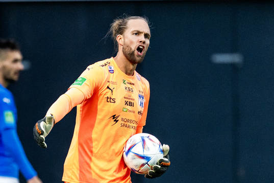 Goalkeeper Jonatan Johansson of Klaksvik