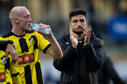 Filip Trpcevski of Häcken looks dejected