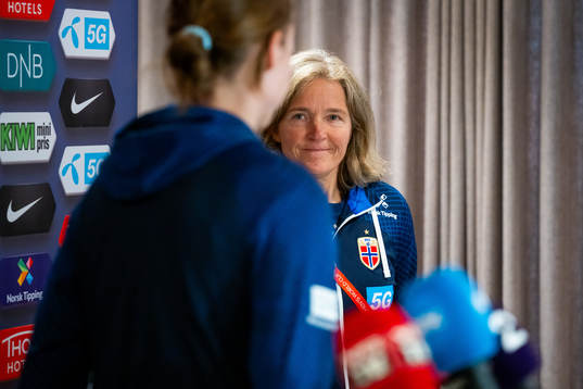 Hege Riise, head coach of the Norwegian women’s national