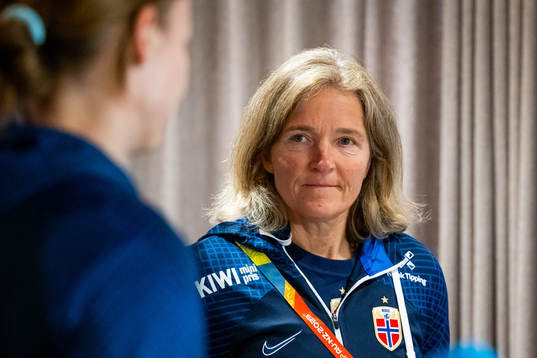 Hege Riise, head coach of the Norwegian women’s national