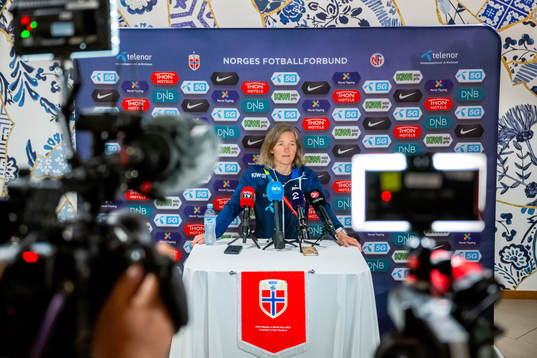 Hege Riise, head coach of the Norwegian women’s national