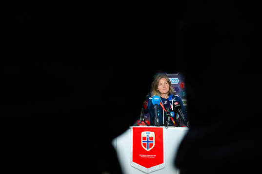 Hege Riise, head coach of the Norwegian women’s national