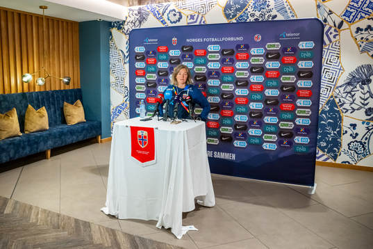 Hege Riise, head coach of the Norwegian women’s national