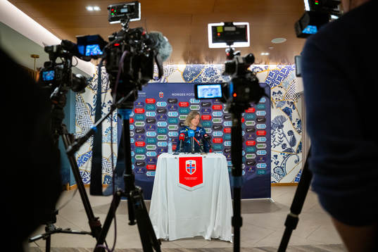 Hege Riise, head coach of the Norwegian women’s national