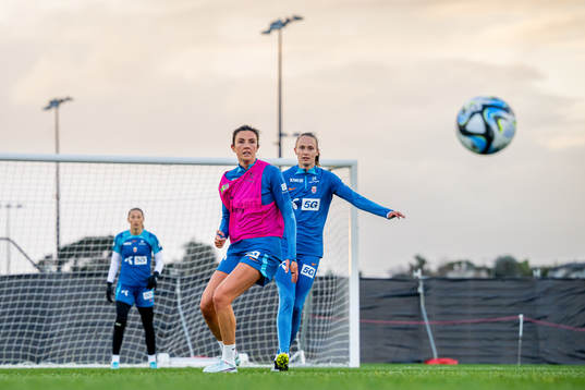 Ingrid Syrstad Engen and Caroline Graham Hansen of the