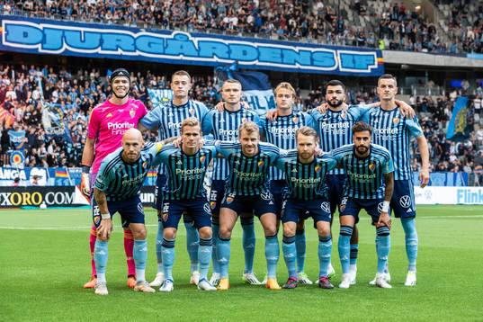The starting eleven of Djurgården