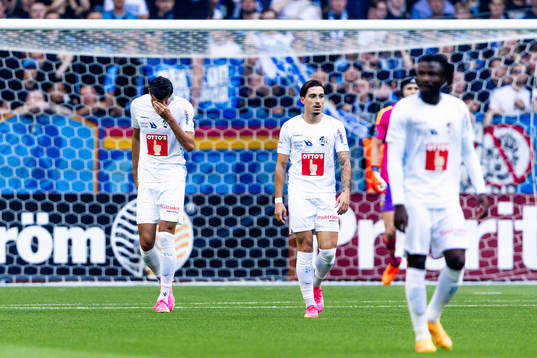 Players of Luzern looks dejected