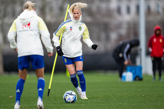 Sofia Jakobsson of the Swedish women's national football