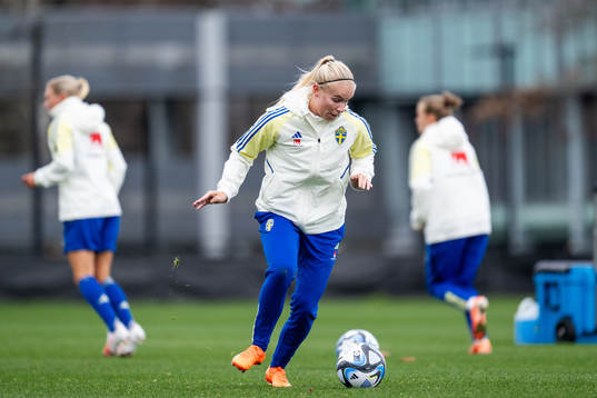 Stina Lennartsson of the Swedish women's national football