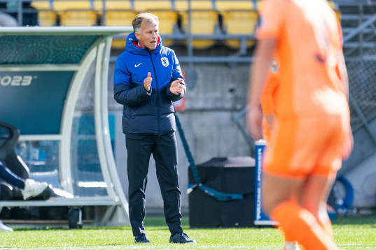 Head coach Andries Jonker of Netherlands