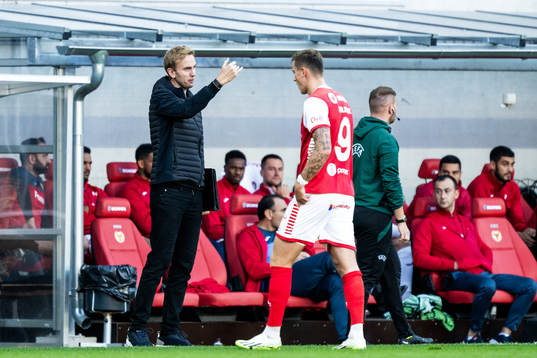 Henrik Jensen, head coach and Mileta Rajovic of Kalmar