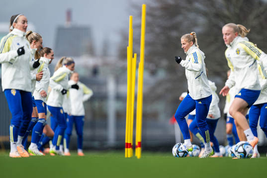Sofia Jakobsson of the Swedish women's national football