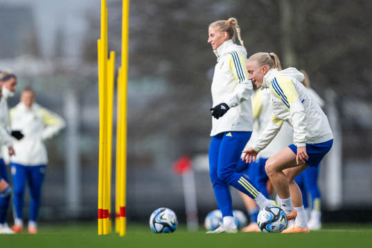Sofia Jakobsson of the Swedish women's national football