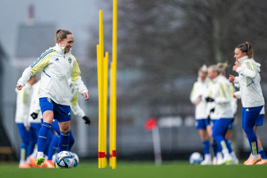 Elin Rubensson of the Swedish women's national football