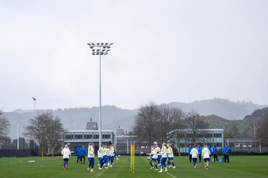 Players of the Swedish women's national football team at a
