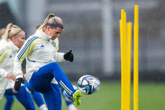 Olivia Schough of the Swedish women's national football