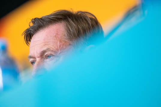 Head coach Peter Gerhardsson of the Swedish women's