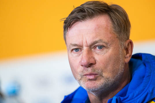 Head coach Peter Gerhardsson of the Swedish women's