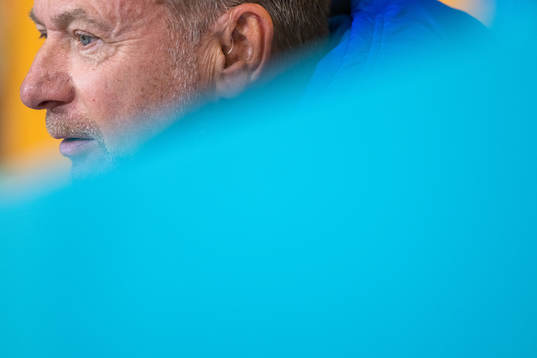 Head coach Peter Gerhardsson of the Swedish women's