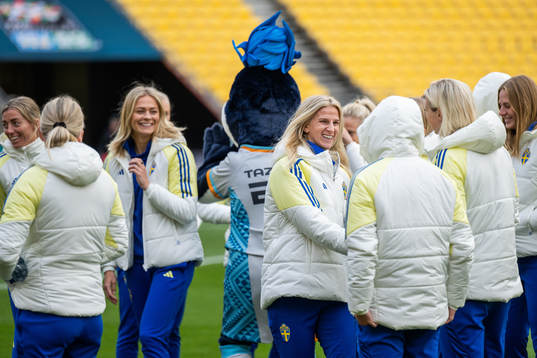 Fridolina Rolfö and Sofia Jakobsson of the Swedish