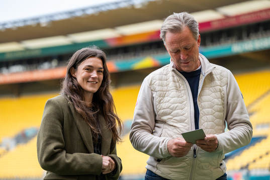 Saga Fredriksson and Henrik Strömblad of Swedish