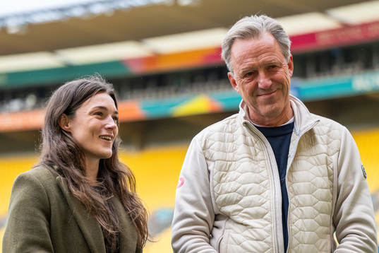 Saga Fredriksson and Henrik Strömblad of Swedish