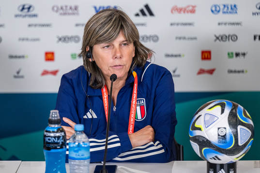 Head coach Milena Bertolini of the Italian women's national