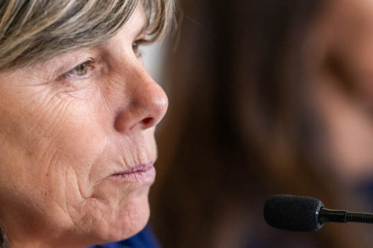 Head coach Milena Bertolini of the Italian women's national