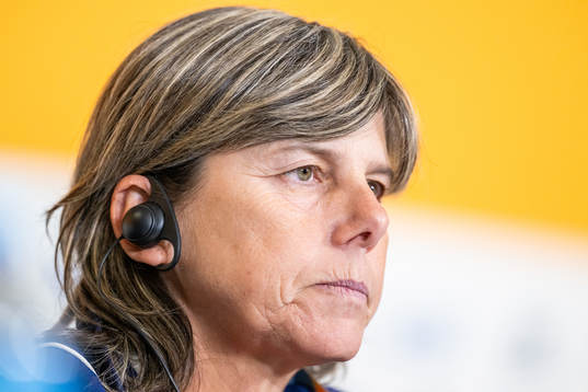 Head coach Milena Bertolini of the Italian women's national