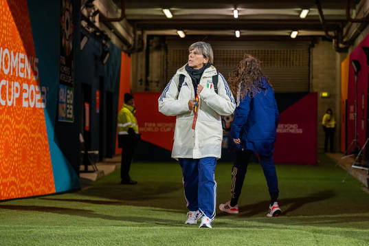 Head coach Milena Bertolini of the Italian women's national
