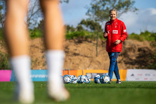 Hege Riise, head coach of the Norwegian women’s national