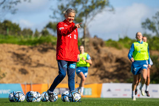 Hege Riise, head coach of the Norwegian women’s national